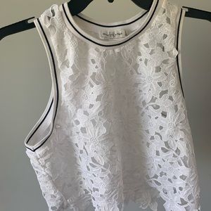 Abercrombie lace crop top